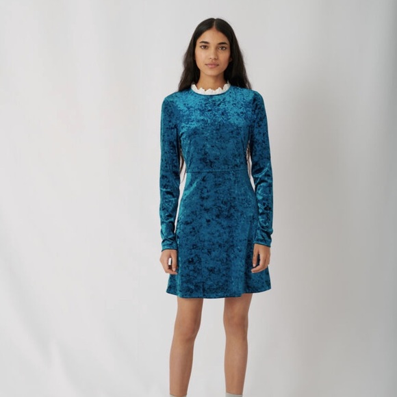 Maje Dresses & Skirts - 🔥EUC Maje crushed velvet Randy dress Sz XS/2 FR34